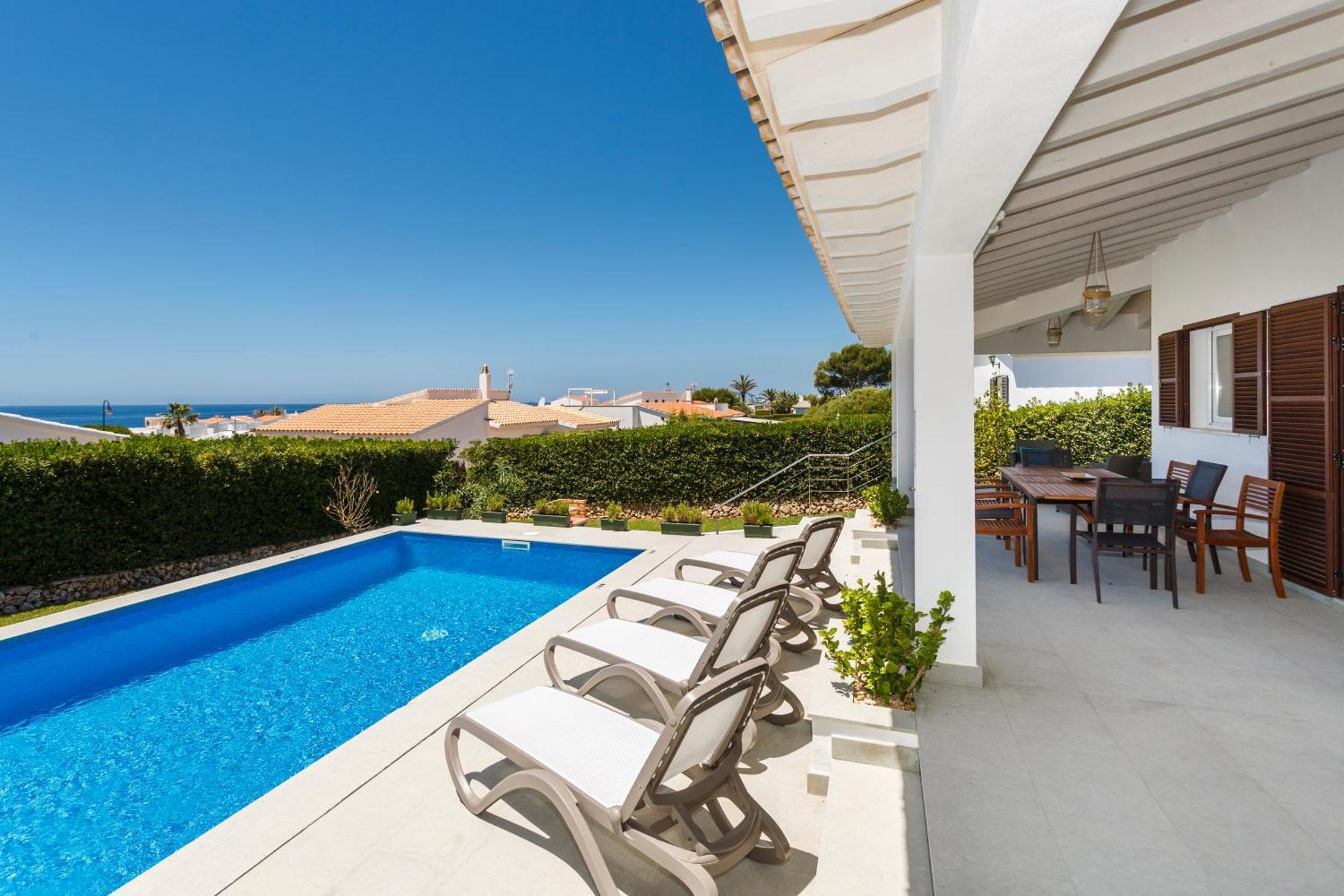 Bini Sole - Villa De Lujo Con Piscina En Menorca Binibeca Extérieur photo